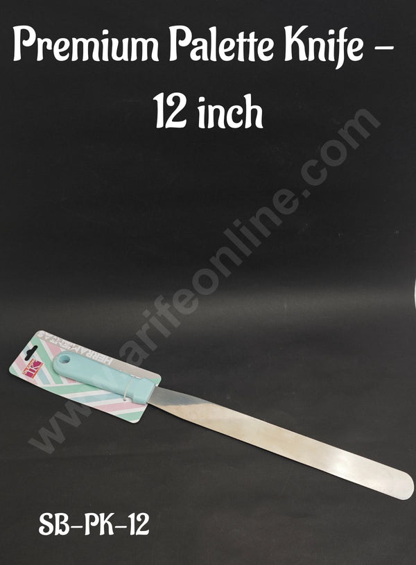 CAKE DECOR™ Premium Stainless Steel Cake Palette Knife Icing Spatula - 12 inch/ 1 Piece