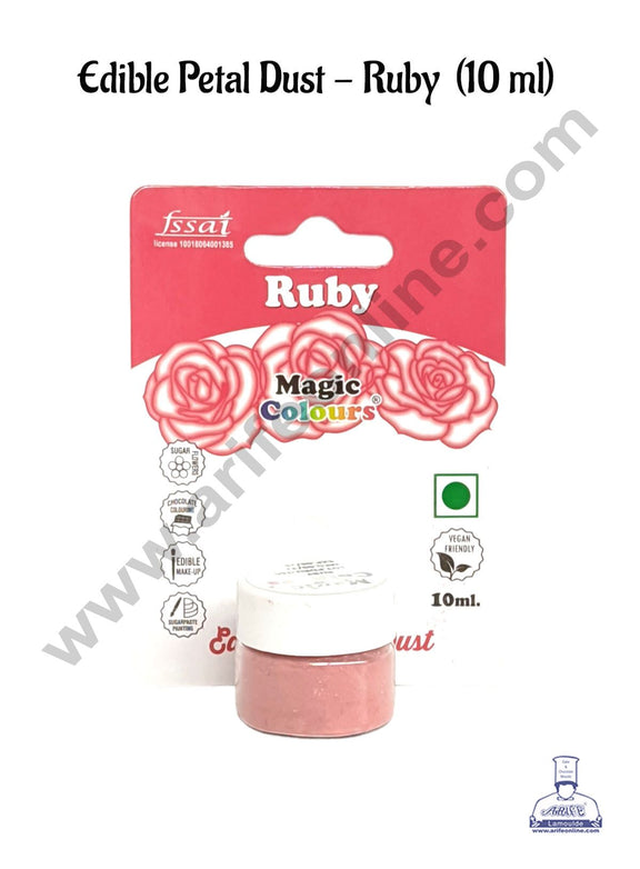 Magic Colours™ Edible Petal Dust - Ruby (10 ml) – Arife Online Store