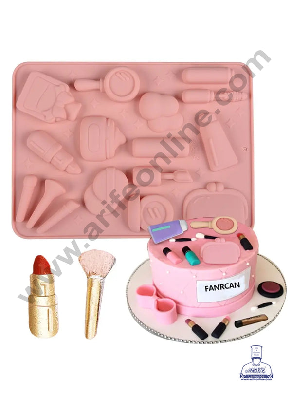 16 Cavity Make-Up Kit Shape Silicon Mould | Make Up Products Silicone Mould - CAKE DECOR™