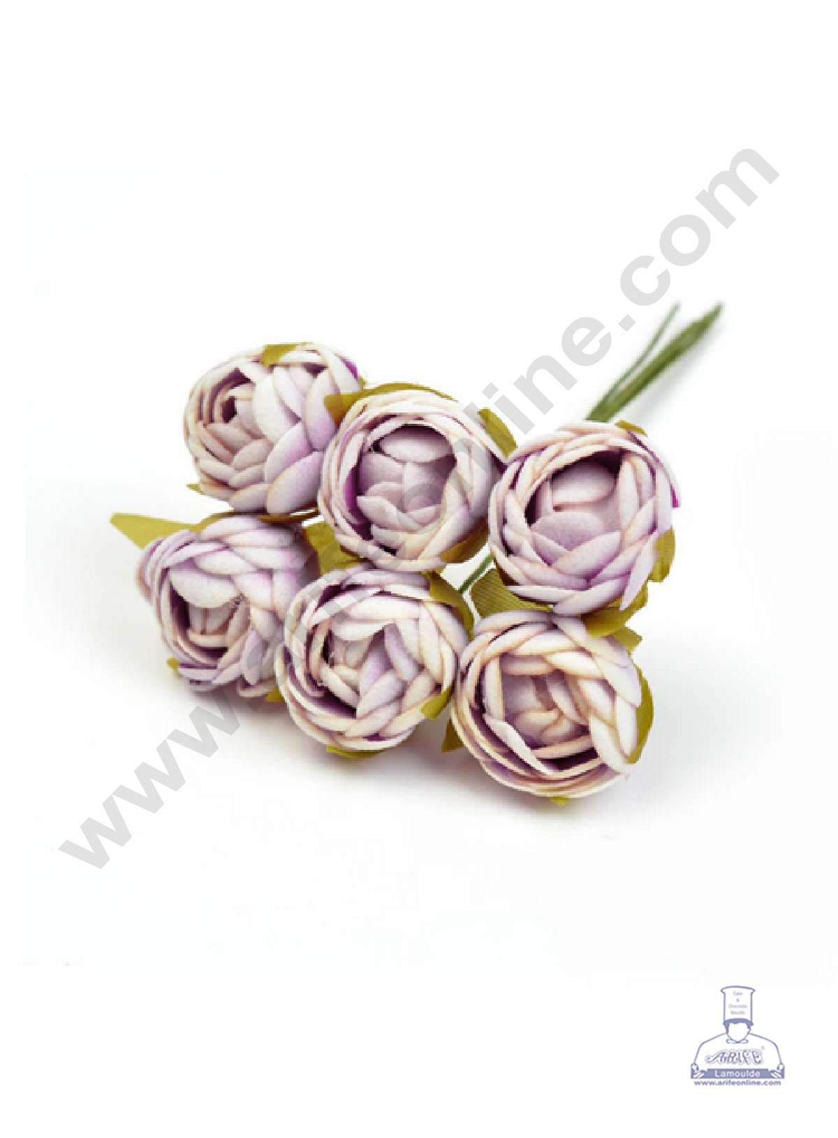 Flower Rife CAKE DECOR™ Small Rose Artificial Flower Bunch For Cake Decoration – P ...