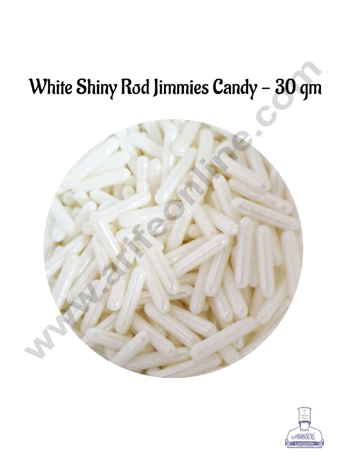 CAKE DECOR Sugar Candy - White Pearl Long Rod Jimmies Sprinkles and Candy -  500 gm at best price in Mumbai