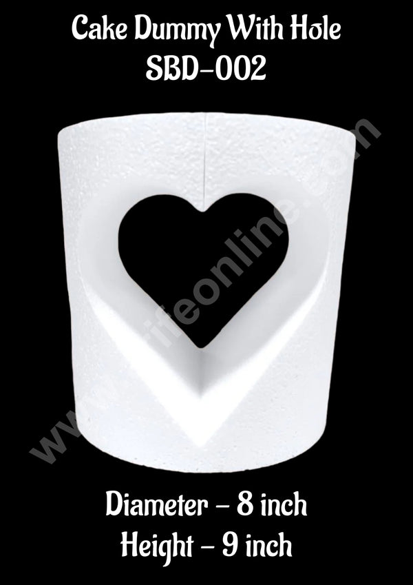 CAKE DECOR™ Heart Cut Out Cake Dummy - 1 Piece