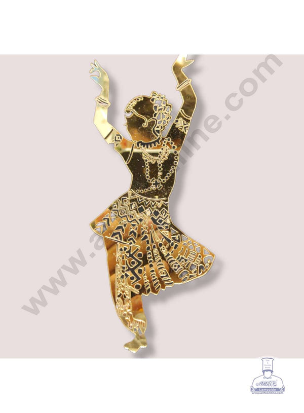 CAKE DECOR™ 5 inch Acrylic Folk Dancer Style 1 Cake Topper Cake Decoration Dessert Decoration (SBMT-3011)