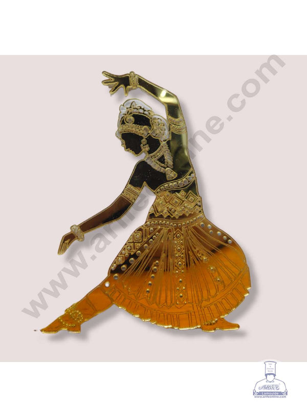 CAKE DECOR™ 5 inch Acrylic Folk Dancer Style 2 Cake Topper Cake Decoration Dessert Decoration (SBMT-3012)