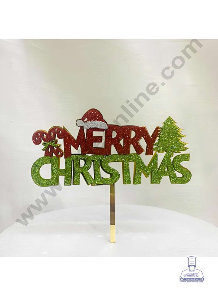 Merry Christmas Acrylic Cakesicle sticks