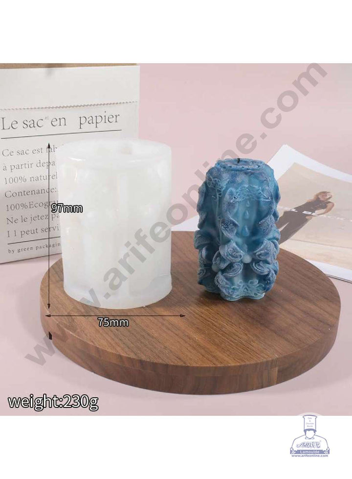 Silicone Standing flower candle mold at Rs 100 in Mumbai