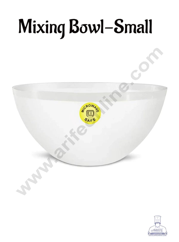 Cake Decor Plastic Mixing Bowl - Multicolor - Small ( 17 x 17 x 9 )