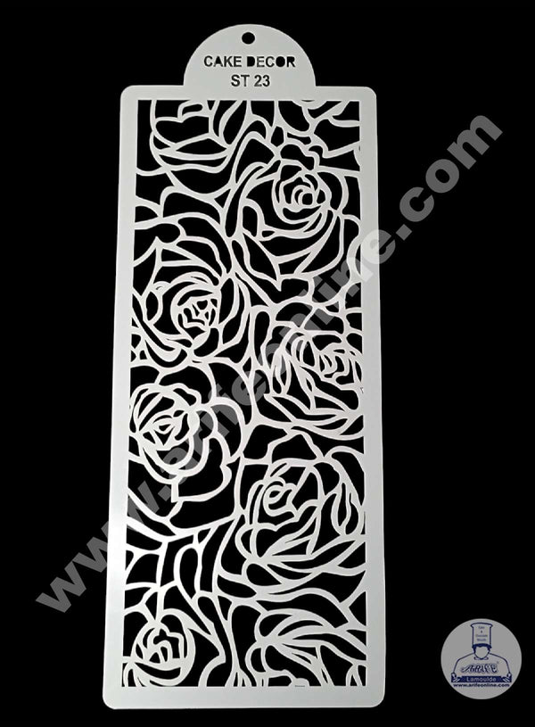 CAKE DECOR™ Wedding Cake Stencil, Cake Border Side Decoration Tool SBST-070