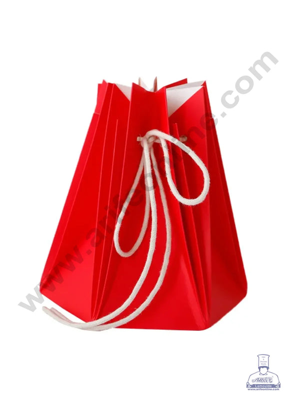 Red Florist Bouquet Carrier | Carry Gift Paper Bag - CAKE DECOR™