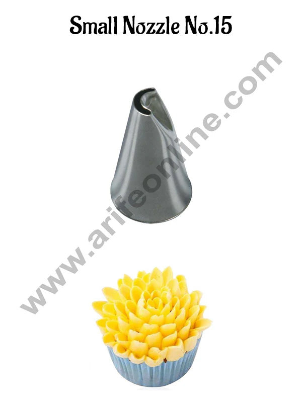 Cake Decor Small Nozzle - No. 15 Specialty Piping Nozzle