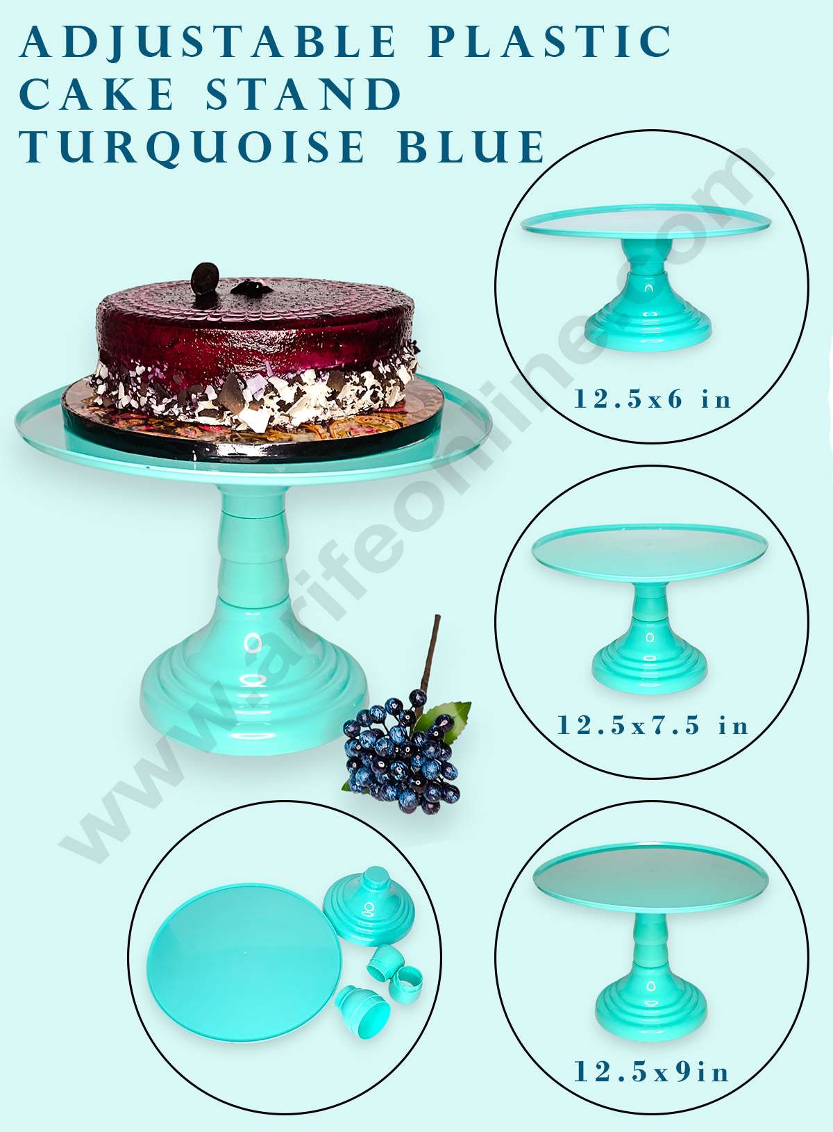 4-tier Half Moon White Plastic Cake Dessert Stand, 4-shelf Cupcake Display  17 Tall - Etsy