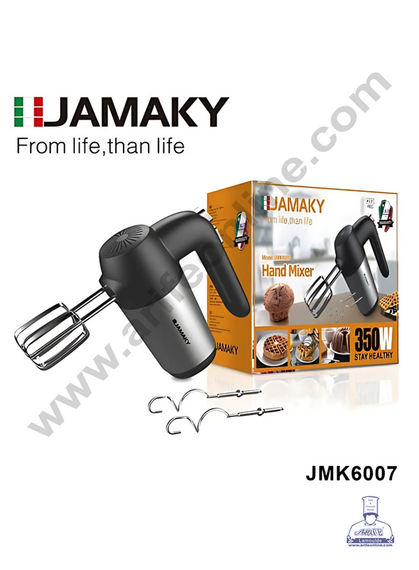 Jamaky Hand Mixer 350W - Model JMK6007  Electric 5 Gear Speed Hand Mixer (SB-JM-JMK6007)