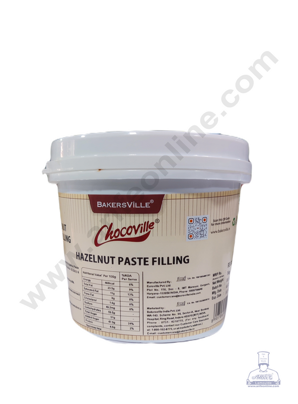 Chocoville Hazelnut Paste  Filling - 1Kg