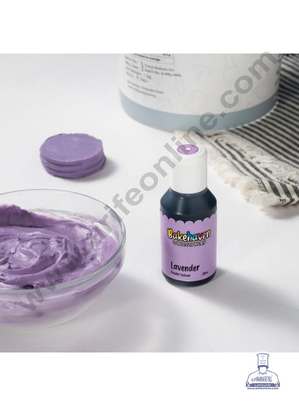 Bake Haven Confectionery Icing Gel Pastel Colour - Lavender (20g)