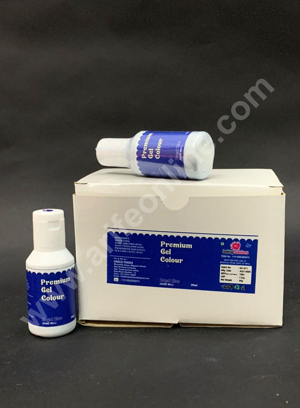 7C Edible Premium Gel Color Food Colouring for Icing, Cakes Decor, Baking, Fondant Colours - Royal Blue