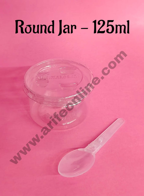 Ultimakes Round PET Jar /Can-125ml (1 piece)