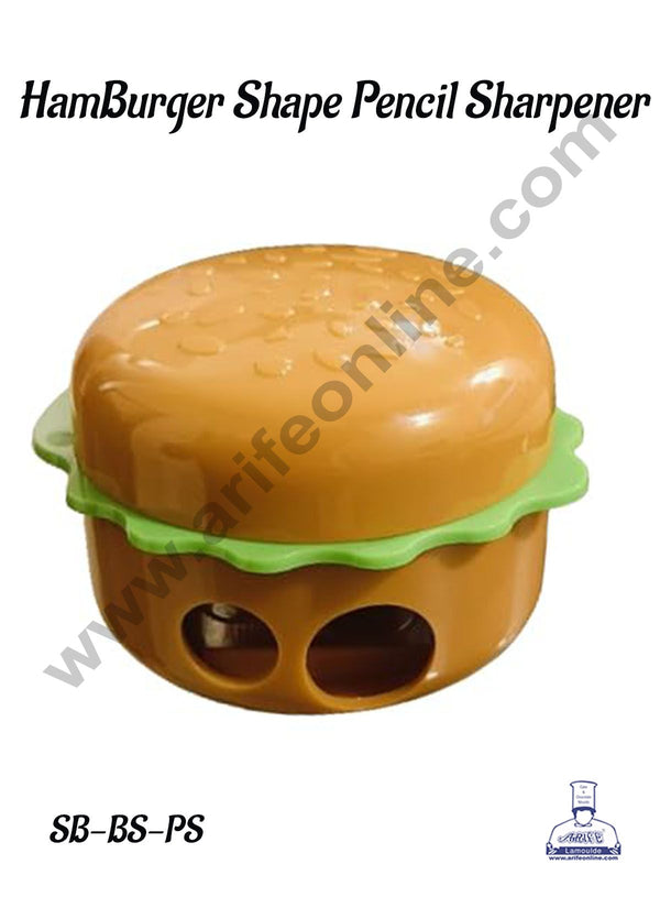 CAKE DECOR™ HamBurger Shape Pencil Sharpener | Return Gifts - 1 Piece