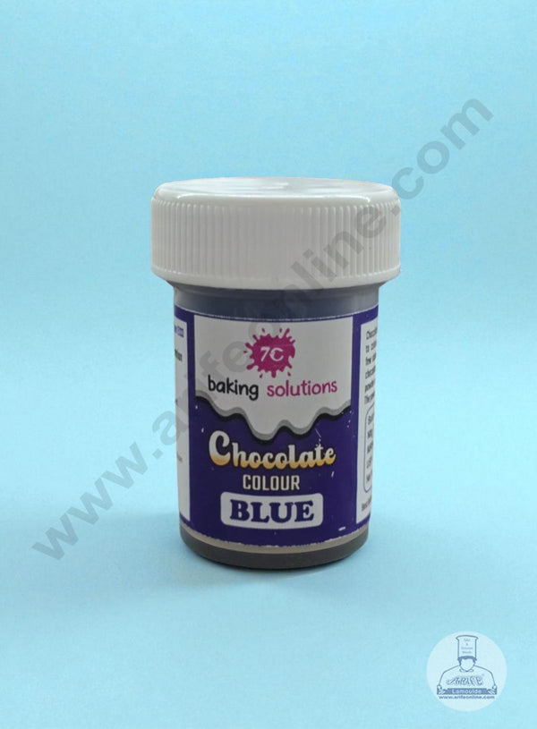7C Edible Chocolate Colour Powder – Blue  (5g) | Food Colour for Chocolates, Cakes & Desserts