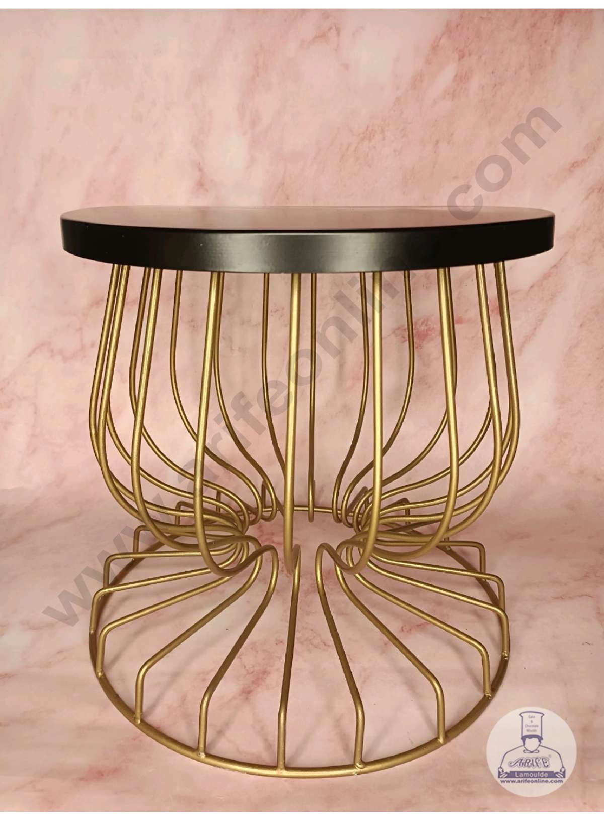 CAKE DECOR™ Round Nest Metal Rod Metal Fancy Cake Display Stand & Cup ...