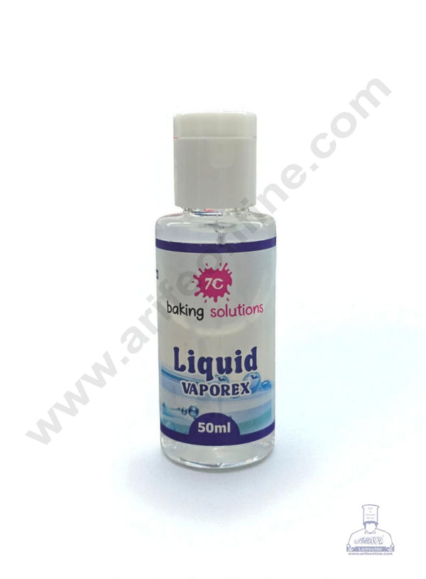 7C Liquid Vaporex (50ml) | Edible Solvent for Cake Painting & Chocolate Decoration