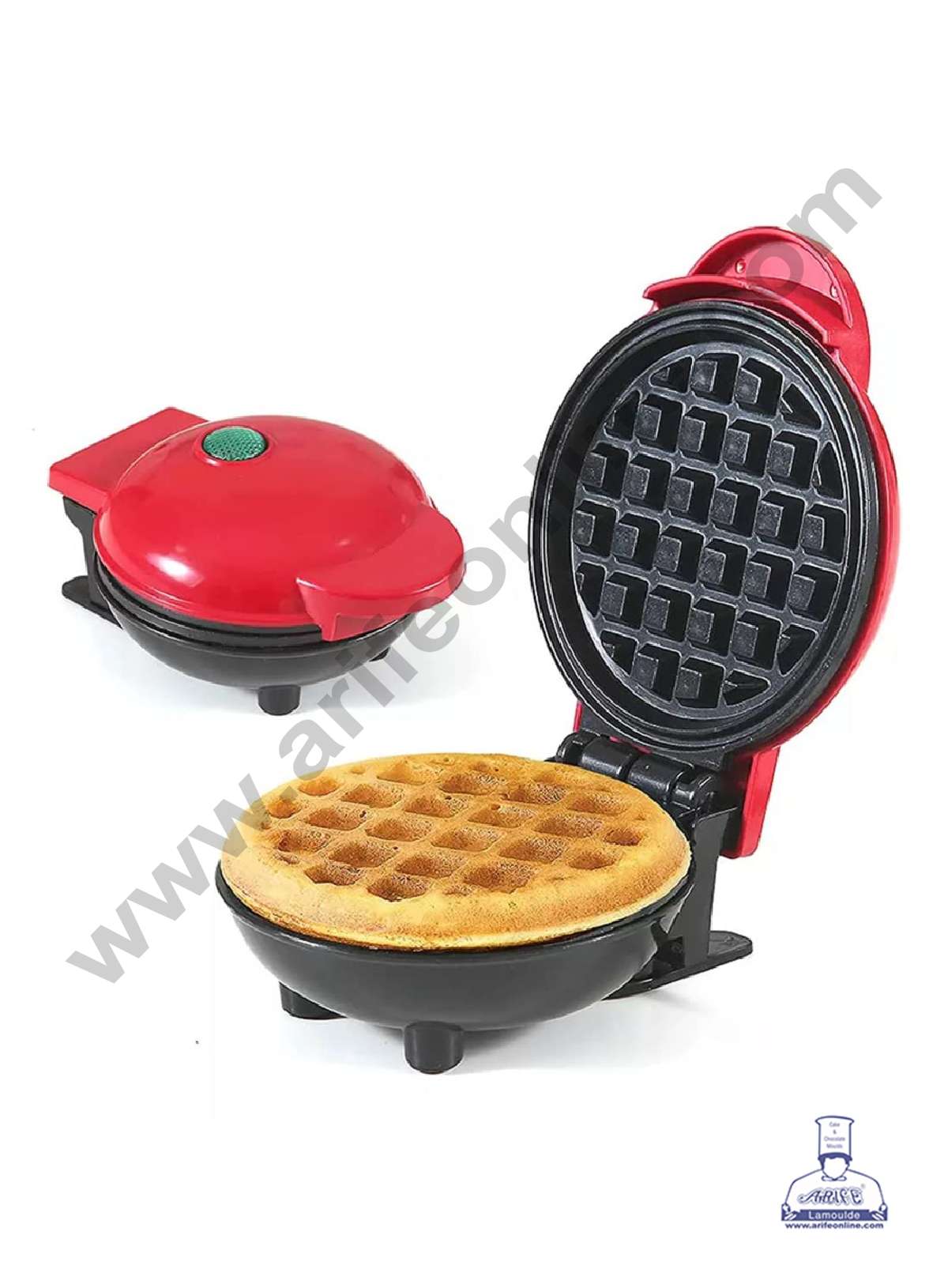 CAKE DECOR Mini Waffle Maker Non Stick Waffle Iron Arife Online Store