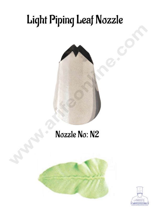 CAKE DECOR™ Light Piping Nozzle No. N2 | Leaf Design