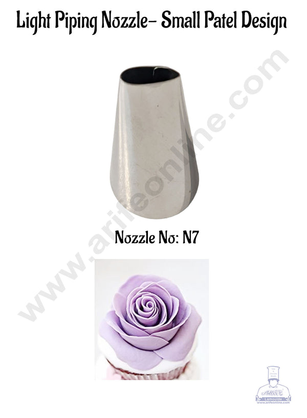 CAKE DECOR™  Light Piping Nozzle No. N7- Small Patel Design