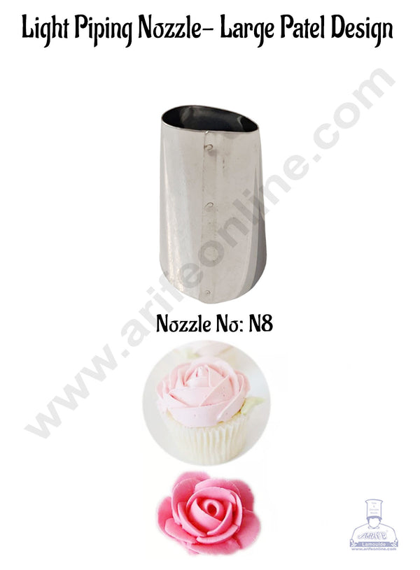 CAKE DECOR™  Light Piping Nozzle No. N8- Large Patel Design