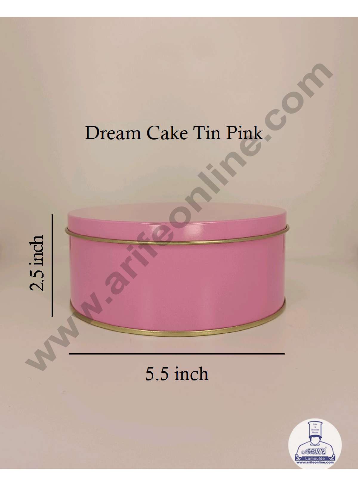 Pink 2025 cake tin