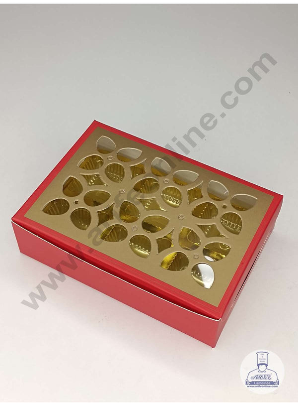 Cake Decor Metallic Plastic Chocolate Wrapper, Red – Arife Online