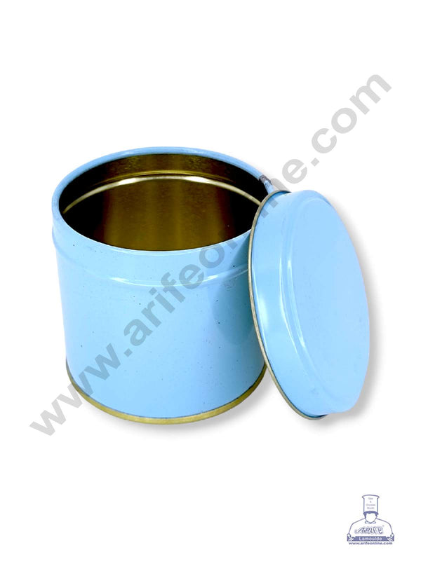 CAKE DECOR™ Small Dream Cake Tin | Gift Box | Chocolate Box | Jewellery Box - Sky Blue