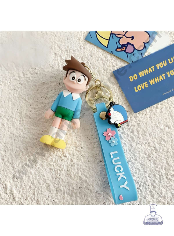 CAKE DECOR™ Suneo Key Chain | Doraemon Cartoon | Return Gifts | - 1 Piece