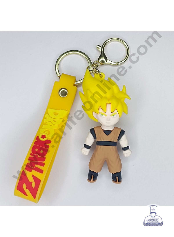 CAKE DECOR™ Super Saiyan Key Chain | Dragon Ball Z | Anime | Return Gifts - 1 Piece (Style-01)