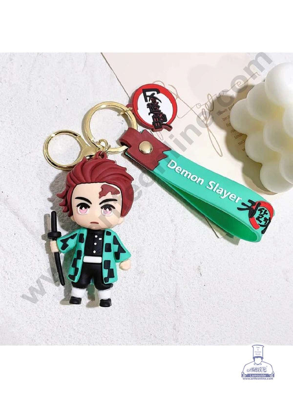 CAKE DECOR™ Tanjiro Kamado Key Chain | Anime Character | Demon Slayer | Return Gifts - 1 Piece