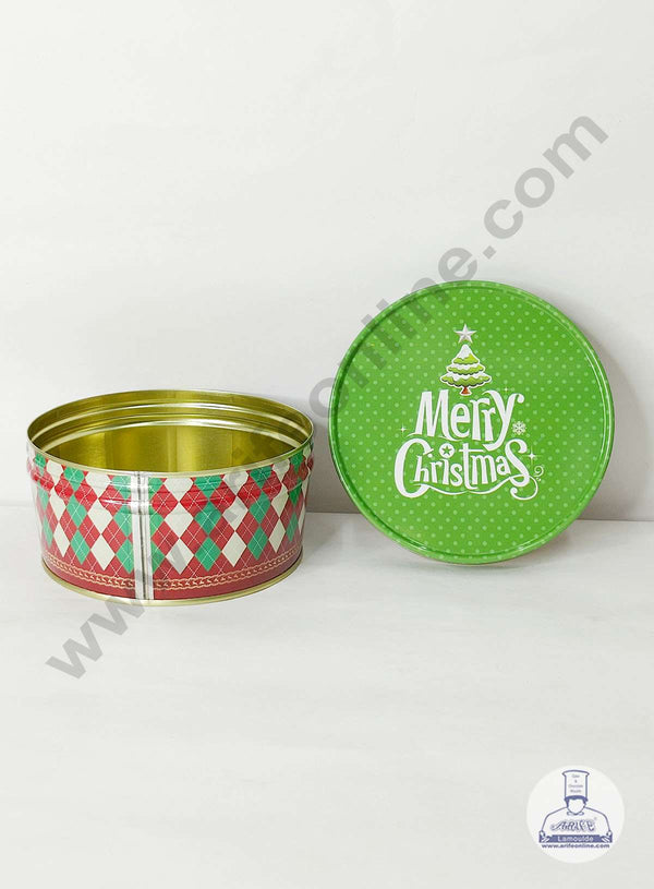 CAKE DECOR™ Dream Cake Tin Torte Cake Cookie Cake Tin Christmas Design 02 - 5.5 x 2.7 Inch