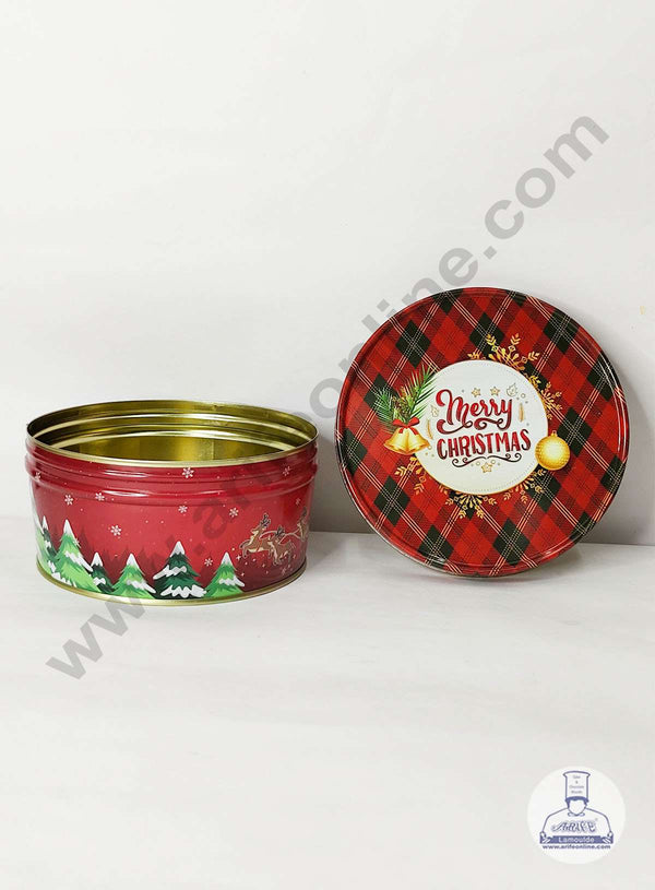 CAKE DECOR™ Dream Cake Tin Torte Cake Cookie Cake Tin Christmas Design 04 - 5.5 x 2.7 Inch