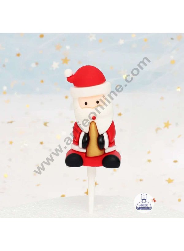 CAKE DECOR™ 1 Piece Santa Claus Mini figurine Cake Toppers - Theme 04 (SBT-C-013)