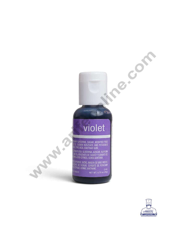 Chefmaster Liqua-Gel Violet .70 oz Food Color (20g)