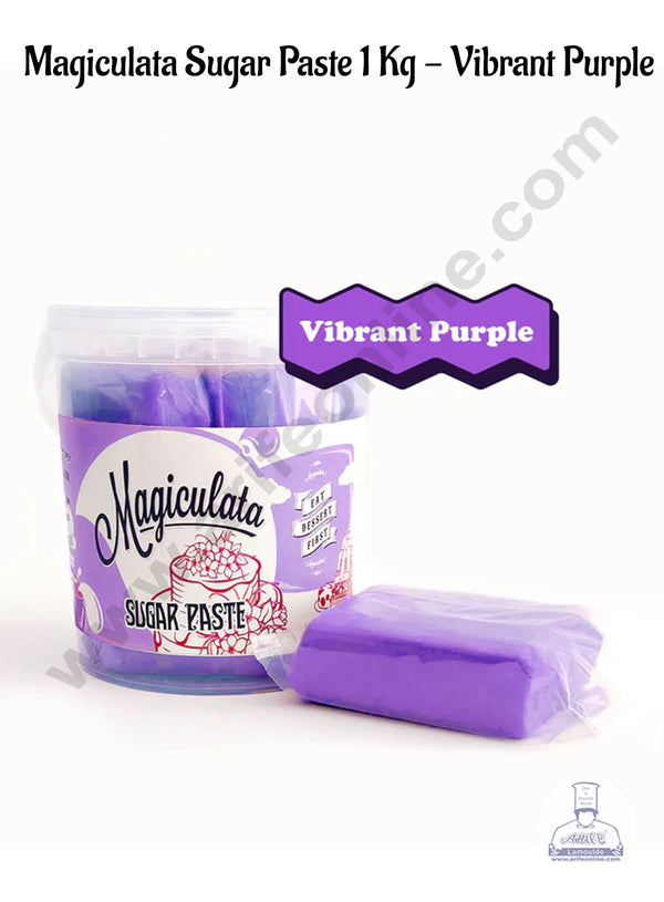 Magiculata Sugar Paste 1 Kg -Vibrant Purple