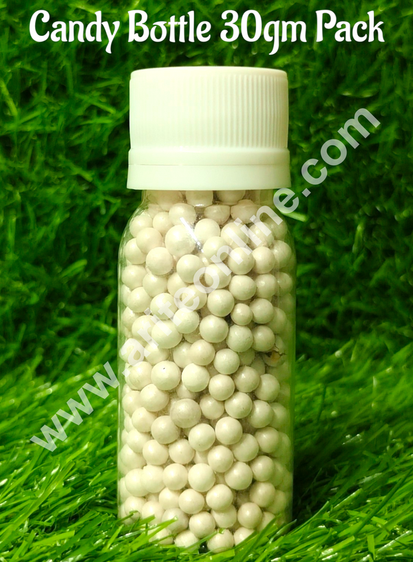 CAKE DECOR™ Balls Sugar Candy - White - 2 - 30 gm