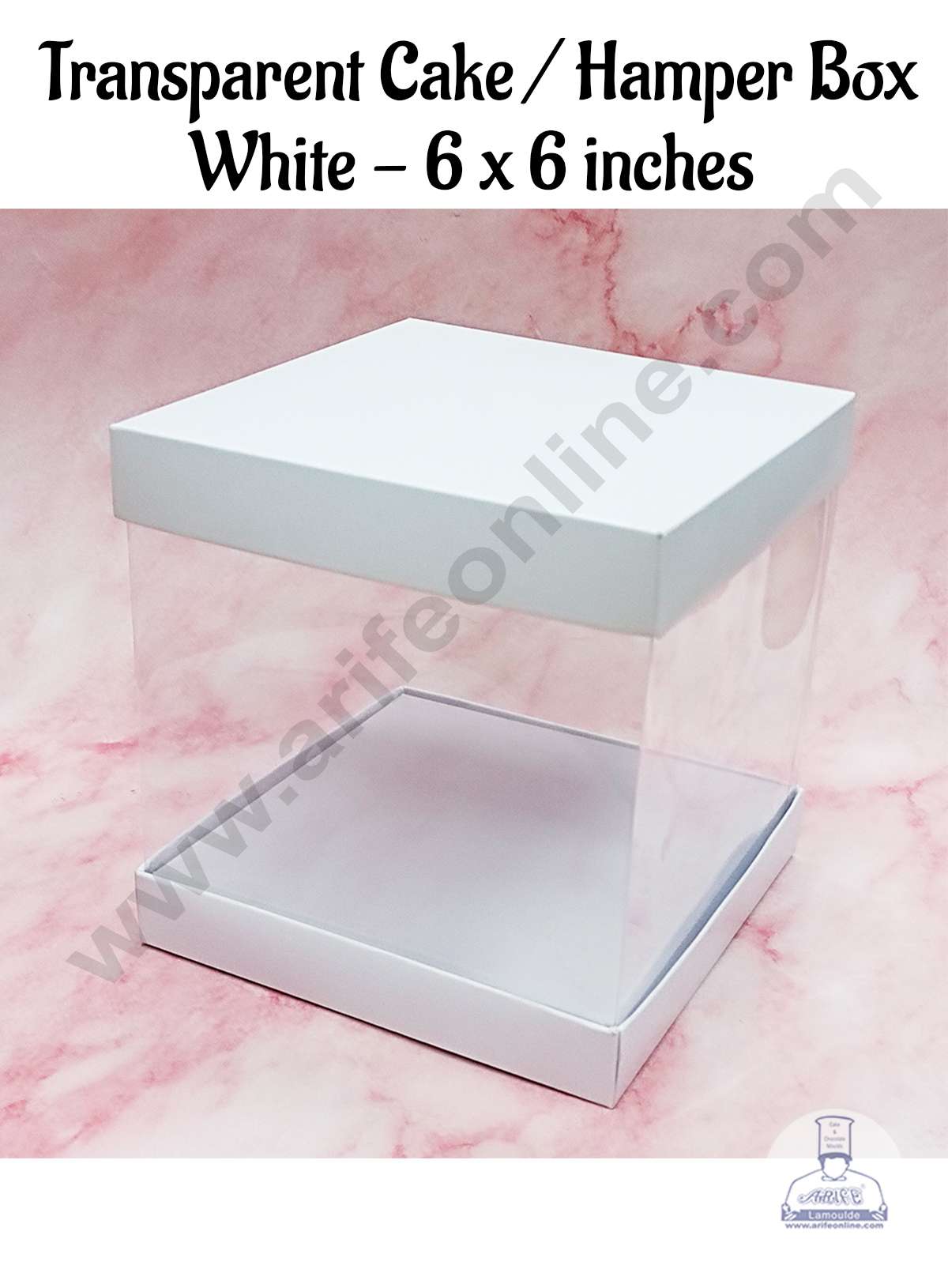 Acrylic Cake Box - Inspired Baking