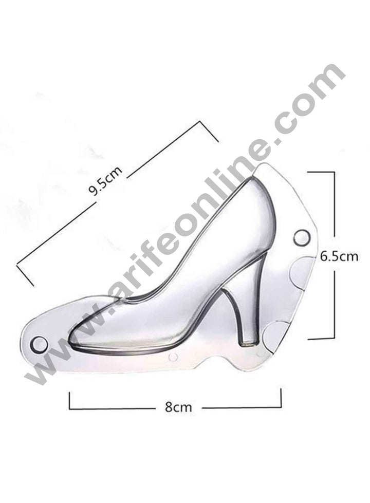 Cake Decor Polycarbonate 3D Ladies Shoe Chocolate Mold Cake Decorating Chocolate Mould Tools