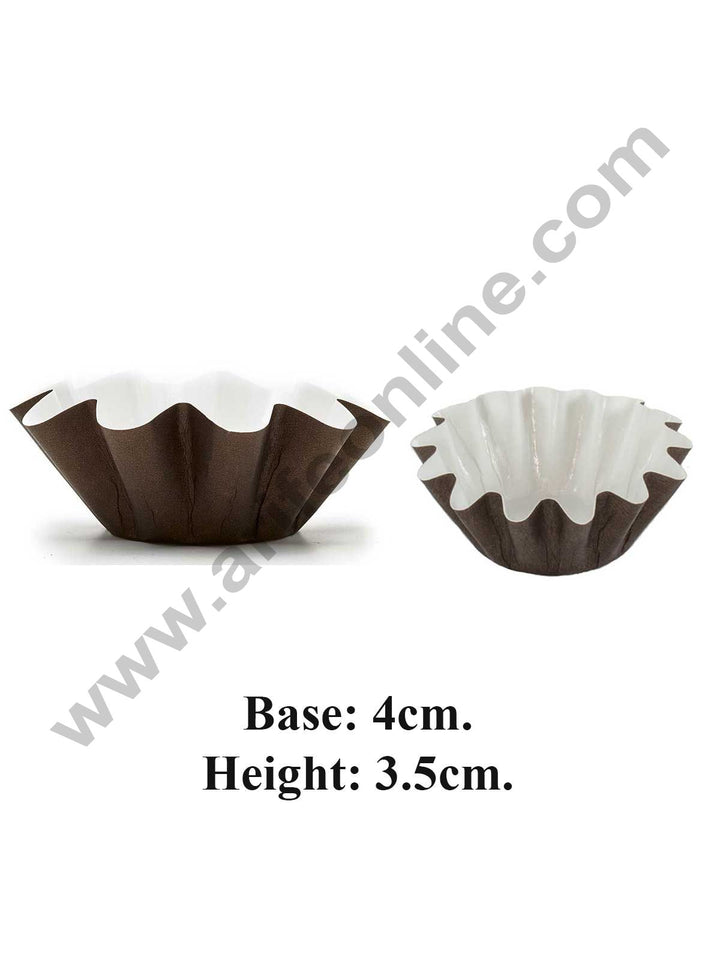 Flower shaped paper baking cup 08082