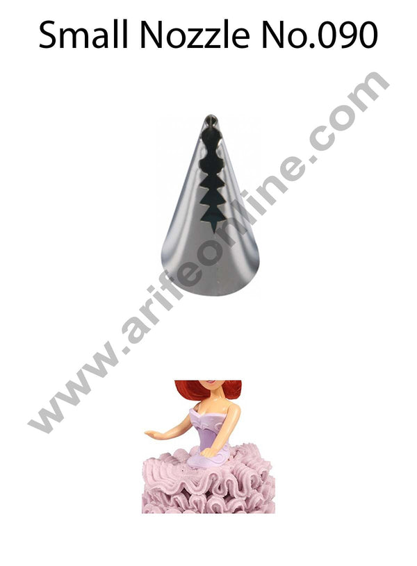 Cake Decor Small Nozzle - No. 090 Small Ruffle Frill Piping Nozzle