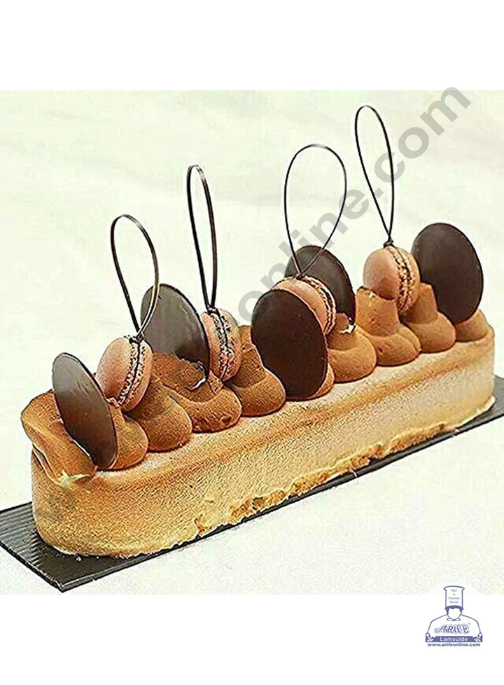 Cake Decor Stainless Steel Perforated Oval Tart Cake Ring - 3 Inch