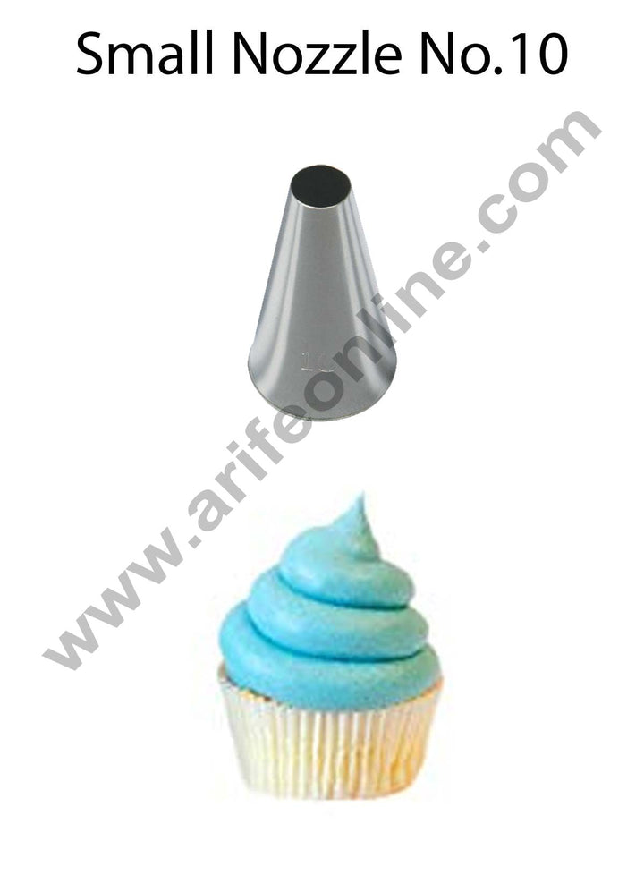 Cake Decor Small Nozzle - No. 10 Round Piping Nozzle