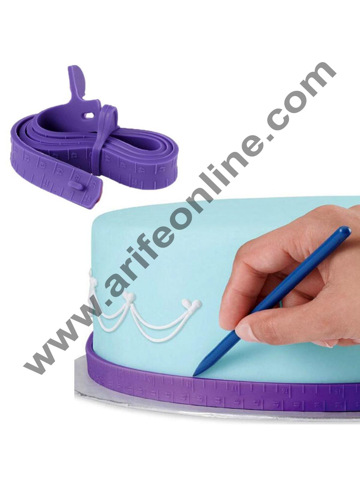 Cake Decor Silicone Fondant Cake Measuring Tape Measuring Ruler Cake B ...