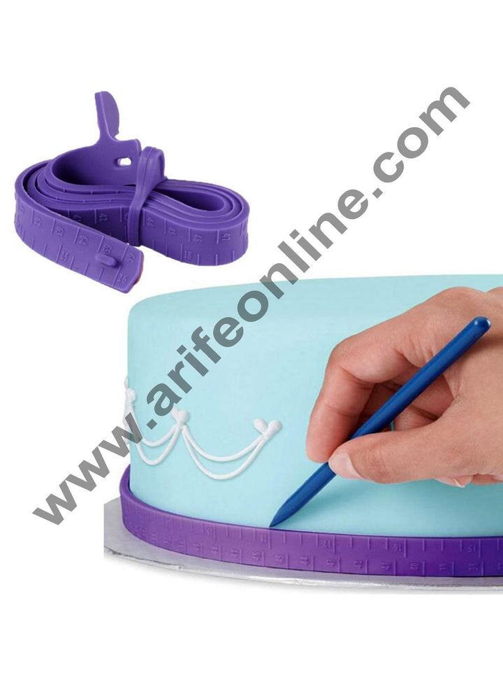 Cake Decor Silicone Fondant Cake Measuring Tape Measuring Ruler Cake Baking Tools Ruler