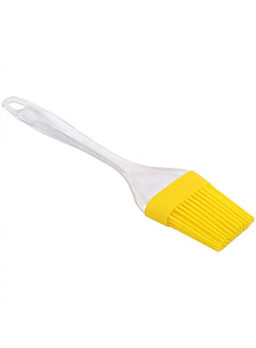 Cake Decor Silicone Brush and Spatula Set Medium Size, 2-Pieces (Assorted) Spatula 23cm Height and 5cm Width,Brush 21.5cm Height and Width 4.3cm