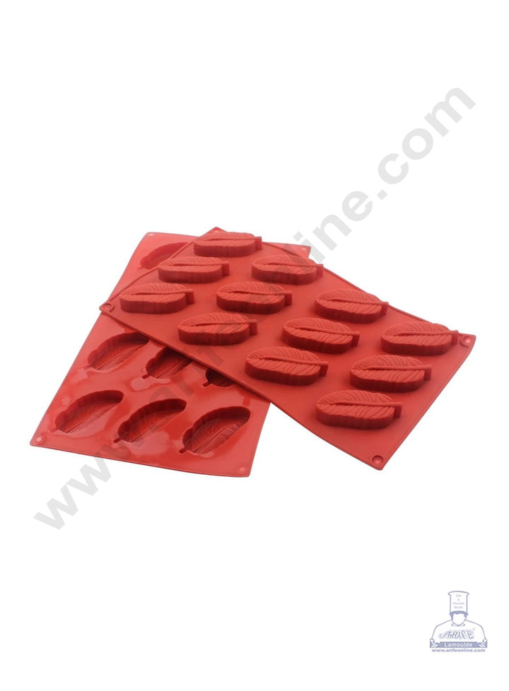 Cake Decor 12 Cavity Silicon Feather Mould Baking Chocolate Cake (SBSM-836)